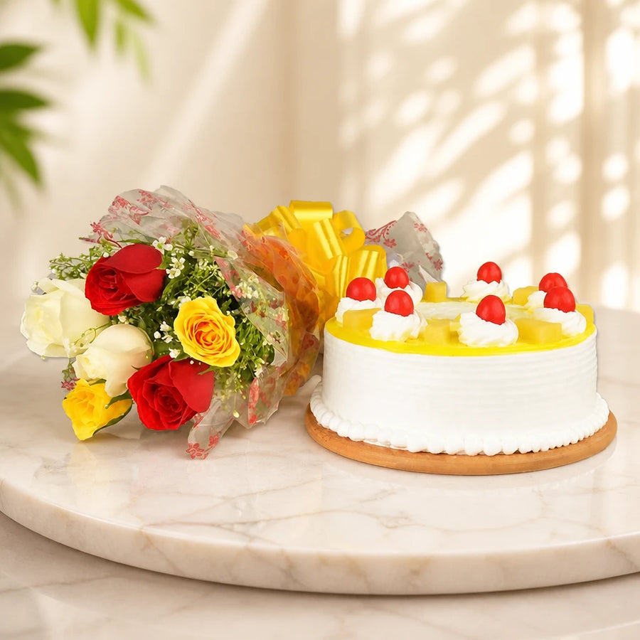 Royal Rose And Cake