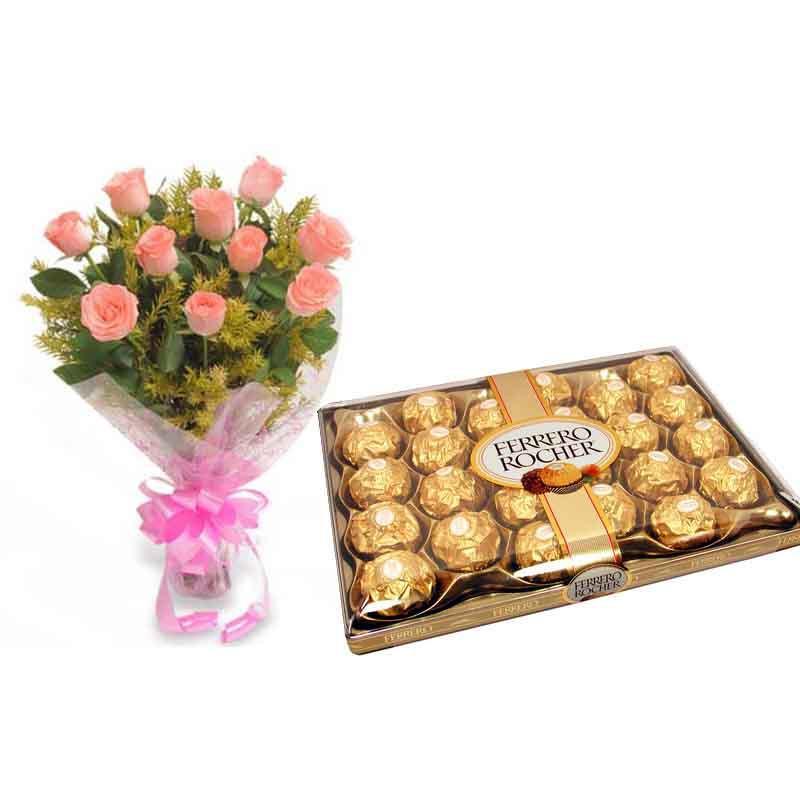 Love Wrap Send Flowers and Chocolate Online Bangalore Bloomsvilla