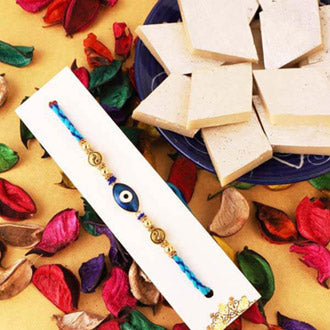 Fashionable Rakhi N Kaju Katli Combo