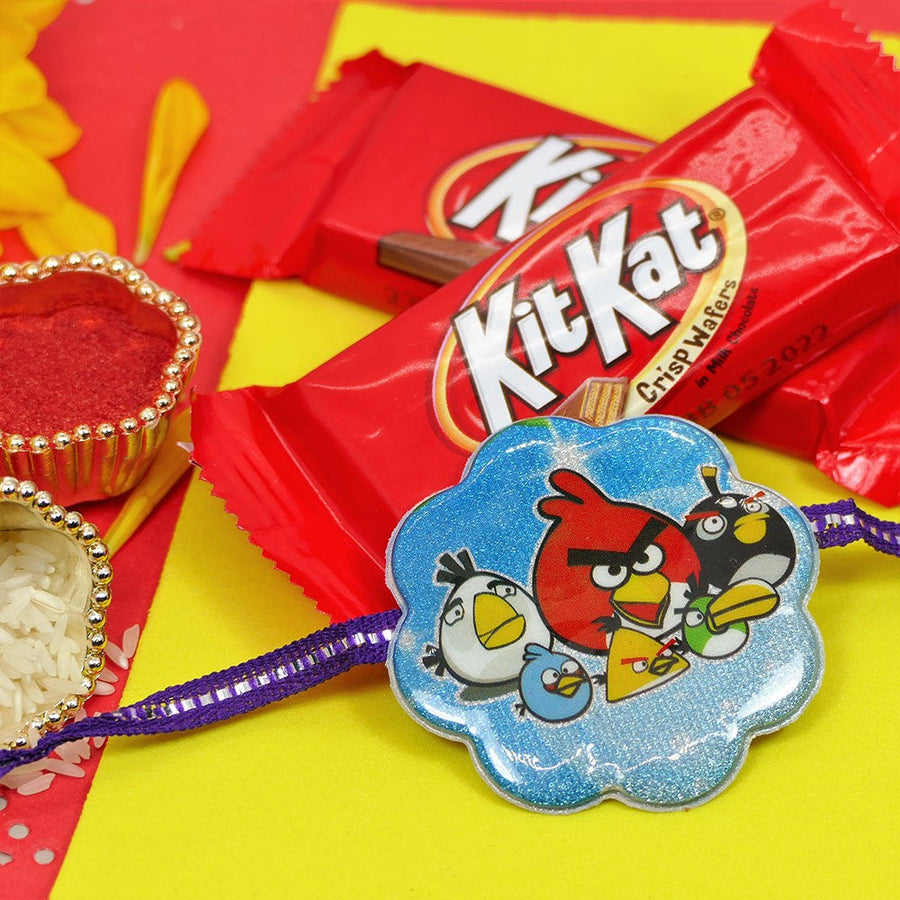 Rakhi Special Gift For Angry Bird Lover