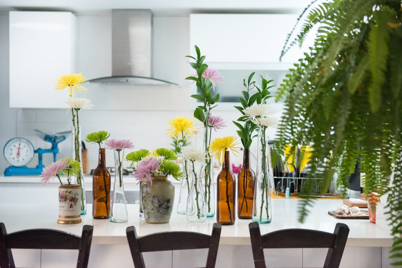 dining flower arrangements