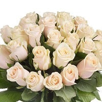 White rose bouquet - for Midnight Flower Delivery in Subcategory | Flowers | Roses | Red Rose 