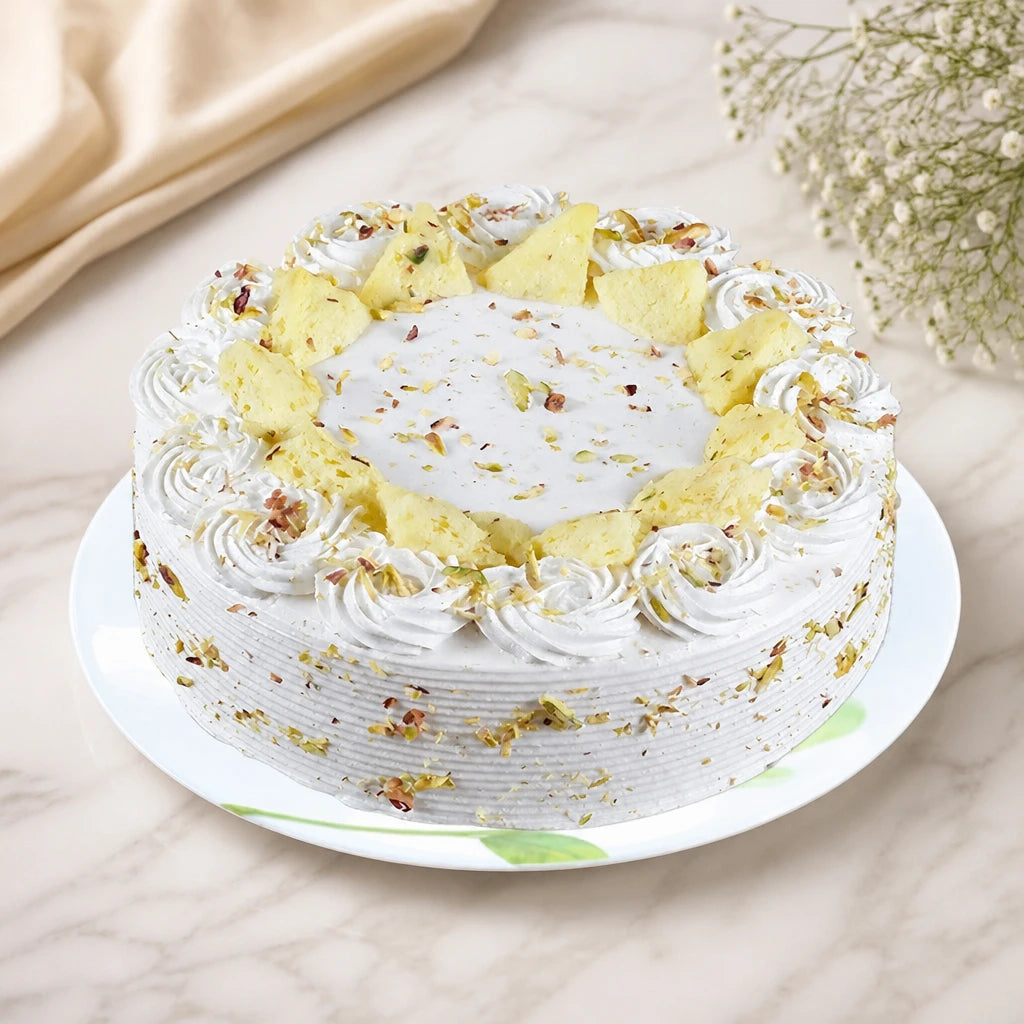 Alluring Round Rasmalai Cake [Bloomcentral AI de5e8d13]