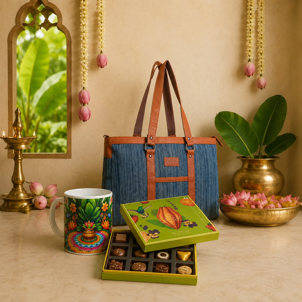 Chocolate Keepsake Tote