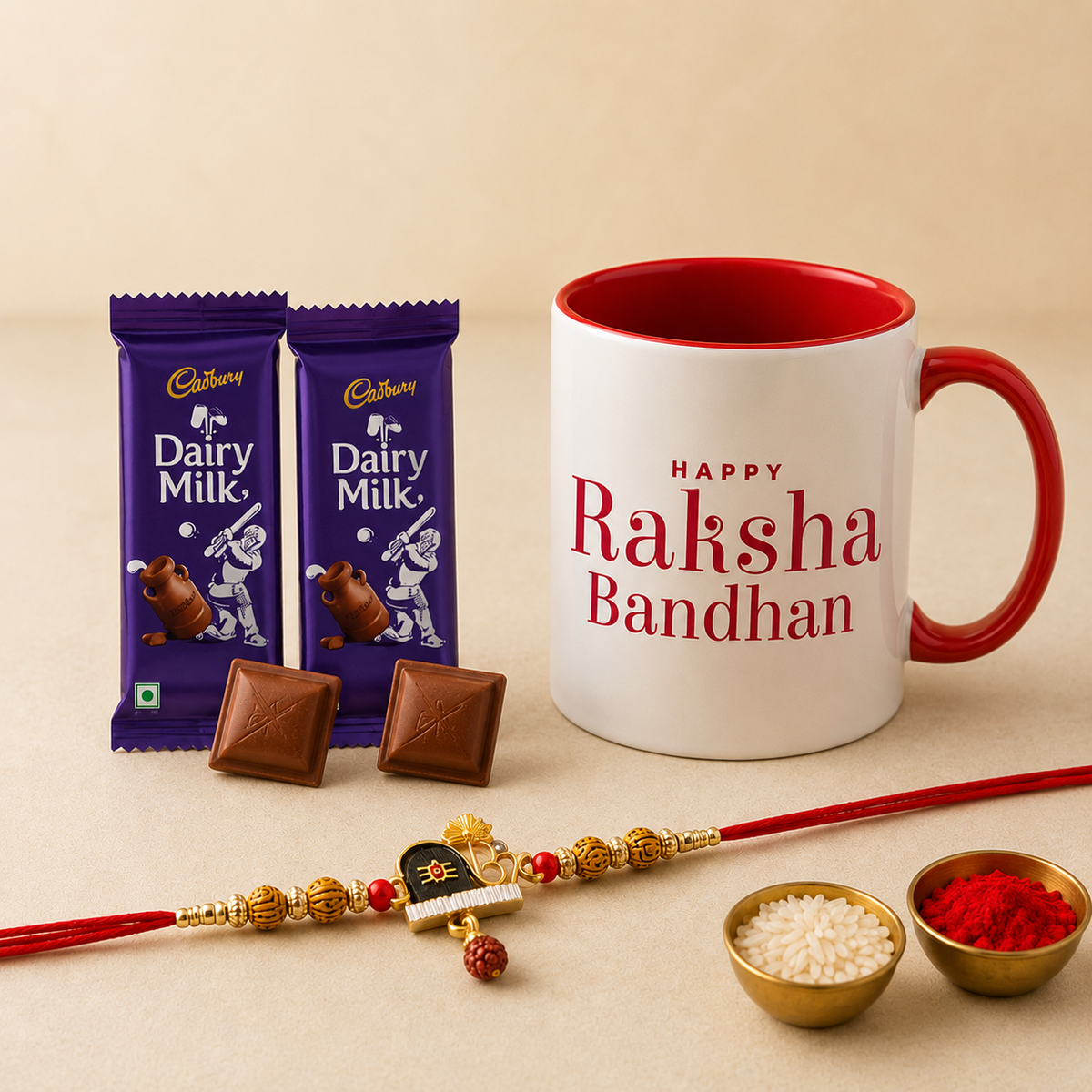 Shivling Rakhi Mug Combo for Raksha Bandhan