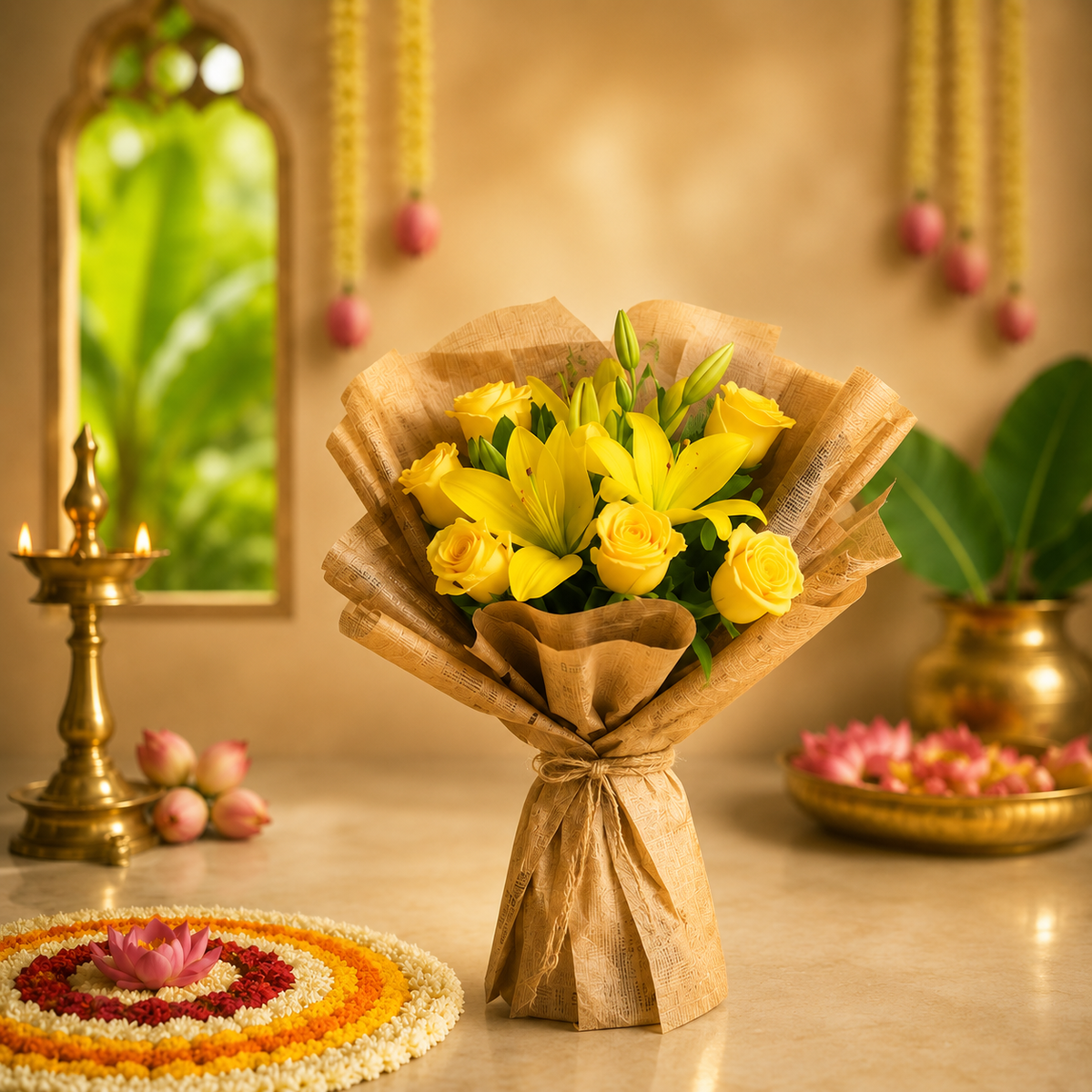 Pookalam Bouquet