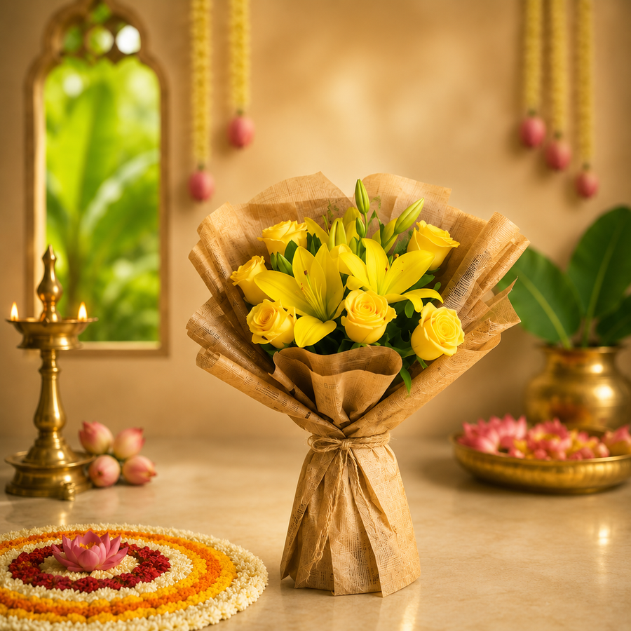 Pookalam Bouquet