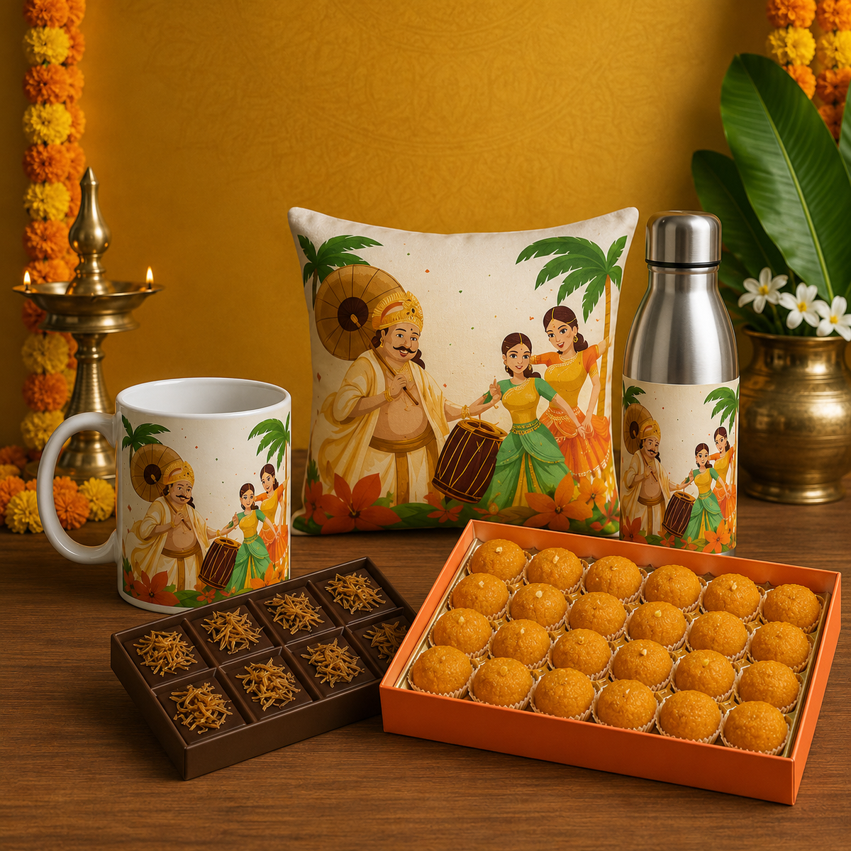 Pookalam Laddu Keepsake