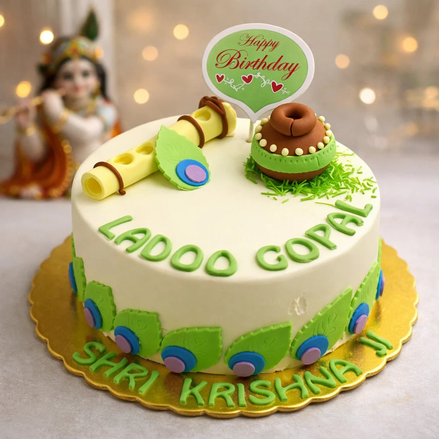 Janmashtami Birthday Cake