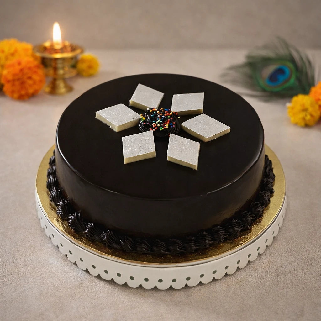 Krishna Janmashtami Festival Cake [Bloomcentral AI d56e8557]