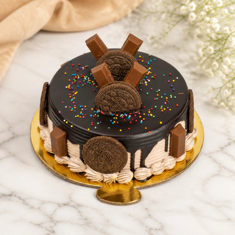 Oreo Kit Kat Cake