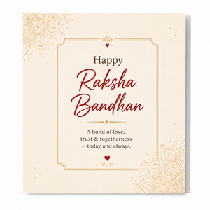 rakhi greeting card