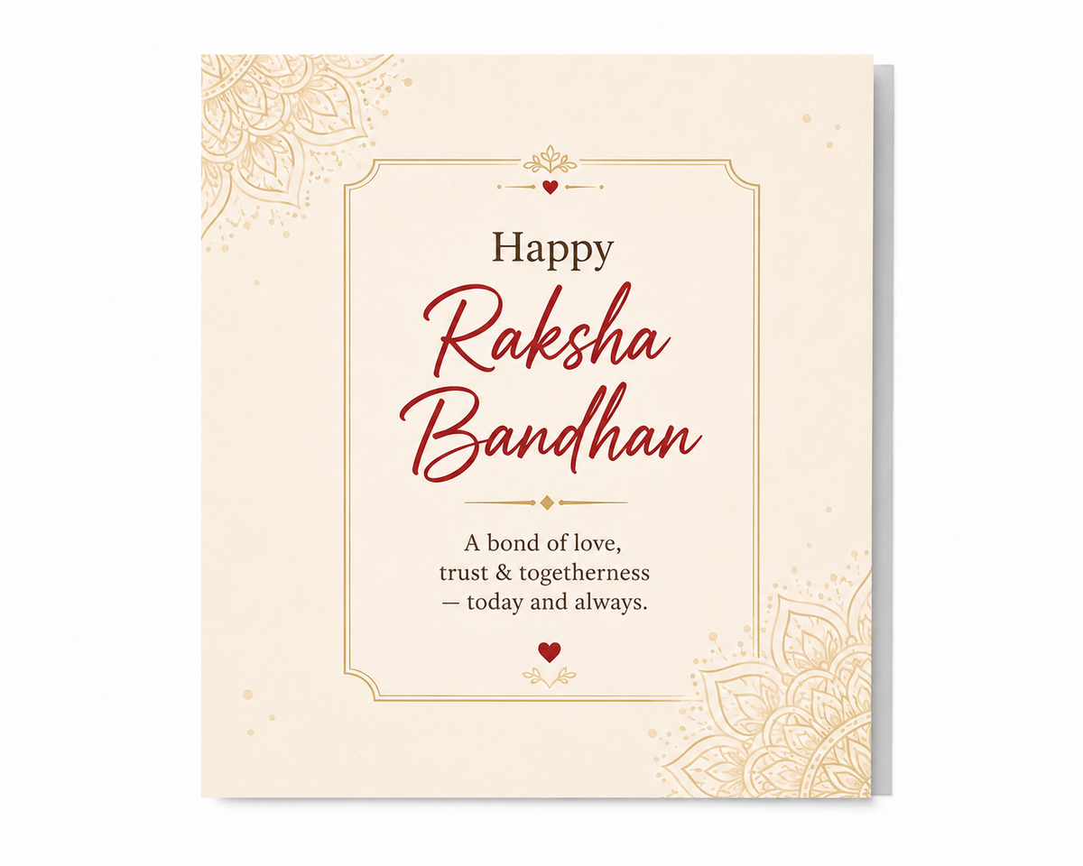 rakhi greeting card