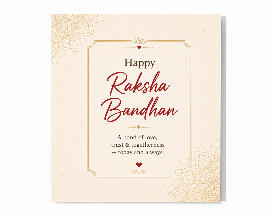 Rakhi Greeting Card