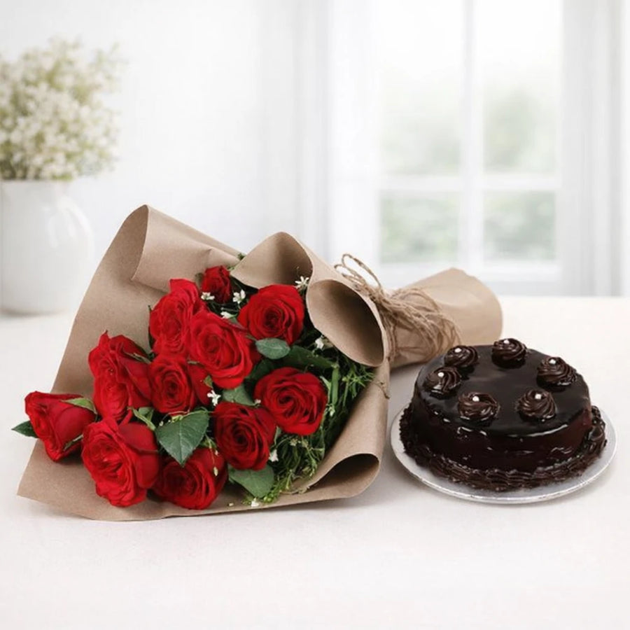 Rose And Cake