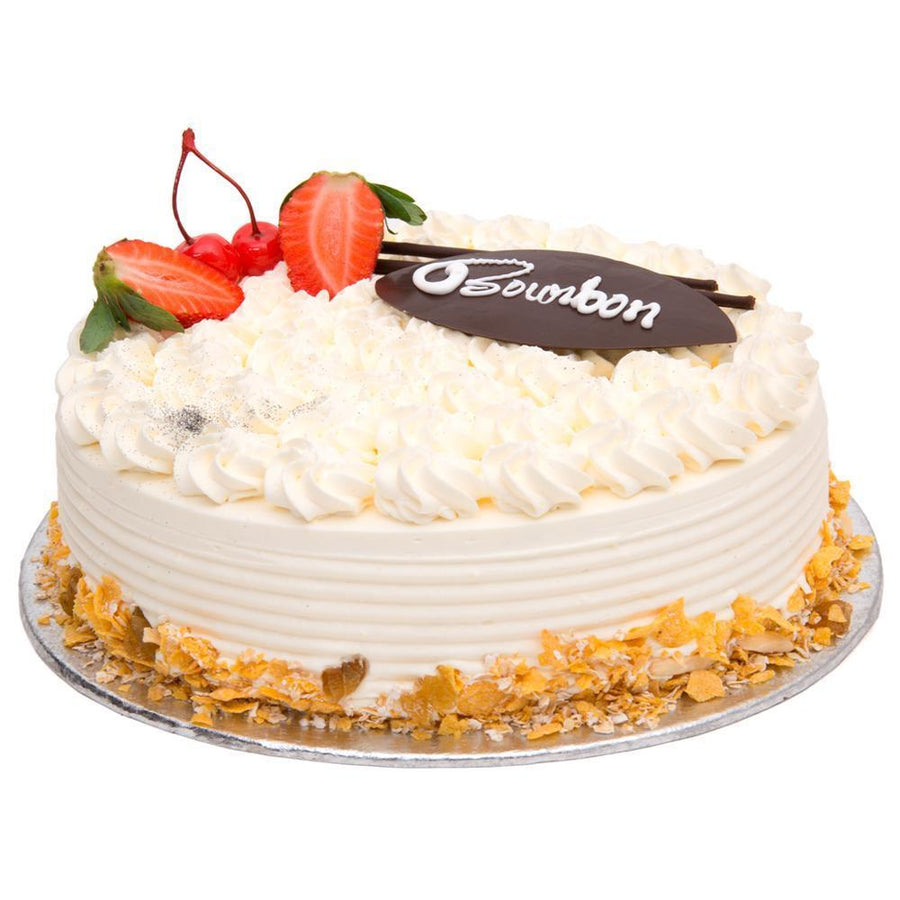 Premium French Vanilla Cake - for Midnight Flower Delivery in India 