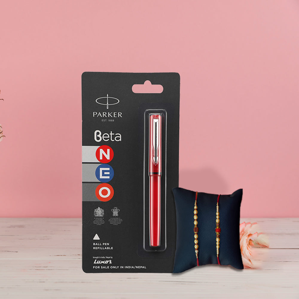 Rakhi And Pen Gift Combo