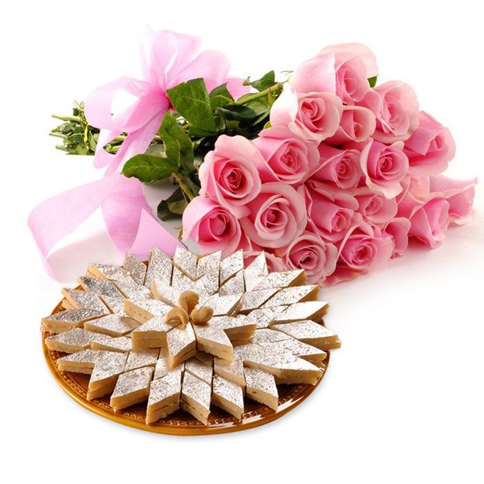 Grandparents Day Special Sweets N Rose Combo - from Best Flower Delivery in India 