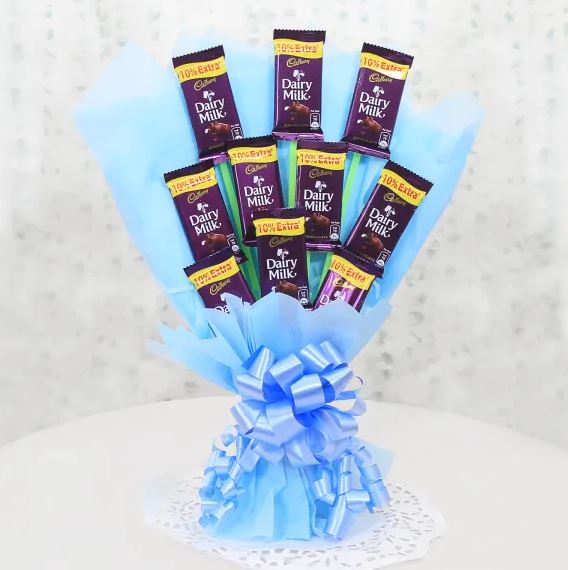 Dairy Milk Chocolate Bouquet Bloomsvilla