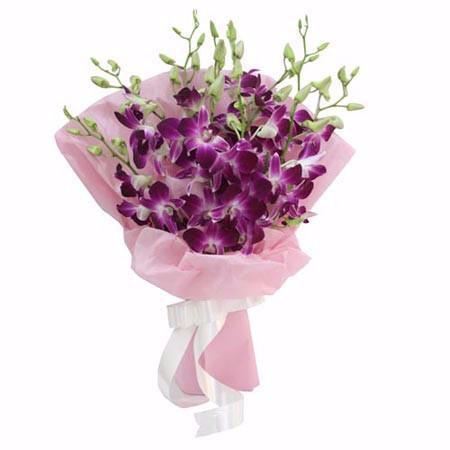 10 Orchids Premium Bunch - from Best Flower Delivery in India 