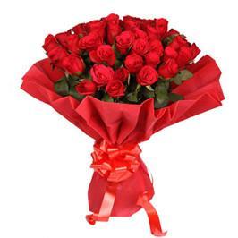 Beautiful Red Rose Bouquet - for Online Flower Delivery In India 