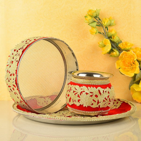 Premium Karwa Chauth Thali Set