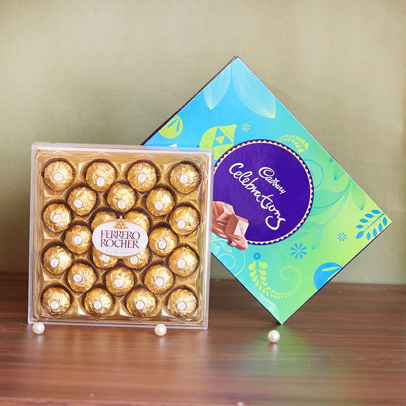 Celebrate Janmashtami With Chocolates - for Midnight Flower Delivery in India 