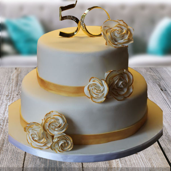 Delectable 2 Tier Theme Cake