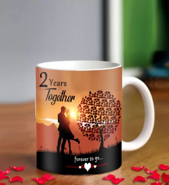 Bright Delight Mug - for Flower Delivery in India 
