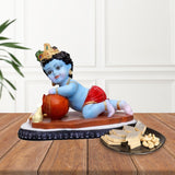 Makah Chor Krishna With Kaju Katli