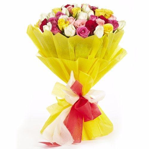 30 Mixed Roses Premium Bunch