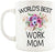 Worlds Best Work Mom Special- Online Gift Delivery In Category | Gifts | Mother's Day Gifts For Working Mom -This Mother's Day Special gift contains: One Printed Mug Mug dimensions: Approx Height: 4 inches & Diameter: 3 inches Shipping Instructions: Soon after the order has been dispatched, you will receive a tracking number that will help you trace your gift. Since this product is shipped using the services of our courier partners, the date of delivery is an estimate. We will be more than happy to replace a defective product, please inform us at the earliest and we shall do the needful. Deliveries may not be possible on Sundays and National Holidays. Kindly provide an address where someone would be available at all times since our courier partners do not call prior to delivering an order. Redirection to any other address is not possible. Exchange and Returns are not possible. Care Instructions: For Mug: This mug is made of ceramic and is breakable. It is microwave safe and dishwasher safe. Clean it with a sponge. Do not scrub. Note: The photos are indicative. Occasionally, we may need to substitute product with equal or higher value due to temporary and/or regional unavailability issues. 