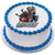White Blue Avenger Theme Cake- Send Cake to Category | Cakes | Avengers Cakes -This delicious custom fondant theme cake contains: 1 KG white blue avenger theme cake Vanilla flavor (Or any other flavor of your choice) Note: The photos are indicative only. Actual design and arrangement might differ based on chef, seasonal elements and ingredient availability. 