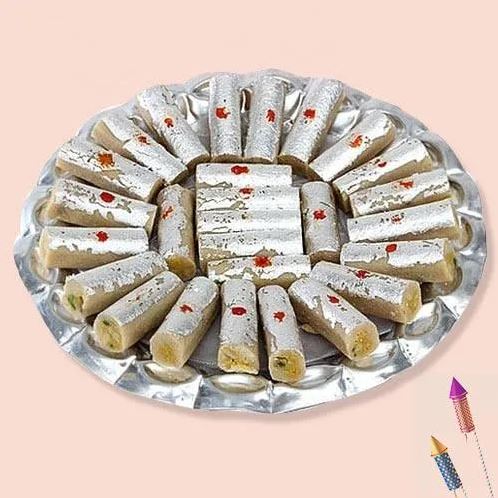 Special Kaju Roll Treat - for Flower Delivery in India 