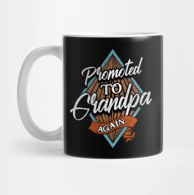 Promoted To Grandpa Mug