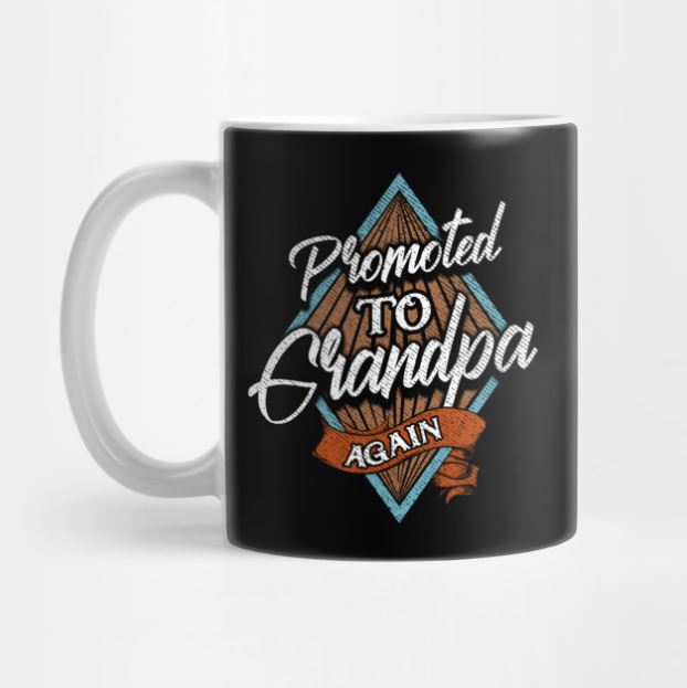 Promoted To Grandpa Mug - for Flower Delivery in India 