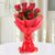 Mini Red Love - Red Roses Bouquet For Birthday- Best Flower Delivery in Hyderabad As Rao Nagar - Product Details: 10 Red Roses Red paper Packing Green Fillers A single rose is enough to express your feelings to your loved one. Just imagine how this bouquet of 10 roses will work? So place your order now and get the lovely and fresh flowers delivered to your beloved doorsteps.This is a perfect red roses bouquet for birthdays and anniversary. While we always strive to ensure that products are accurately represented in our photographs, from season to season and subject to availability, our florists may be required to substitute one or more flowers for a variety of equal or greater quality, appearance and value. 