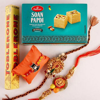 Awesome Rakhi Special Gift - for Online Flower Delivery In India 