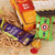 Awesome Rakhi With Dairy Milk And Kaju Katli- - Send Flowers to India -This Rakhi combo gift contains: Two Beautiful Rakhi & One Kid's Rakhi Kaju Katli - 200 gm Dairy Milk Note: Sweets will be branded pack from Haldiram/Bikano/Vadilal or similar (as per availability)The photos are indicative. Occasionally, we may need to substitute products with equal or higher value due to temporary and/or regional unavailability issues This is a courier product that may arrive in 2-5 business days from placing order 