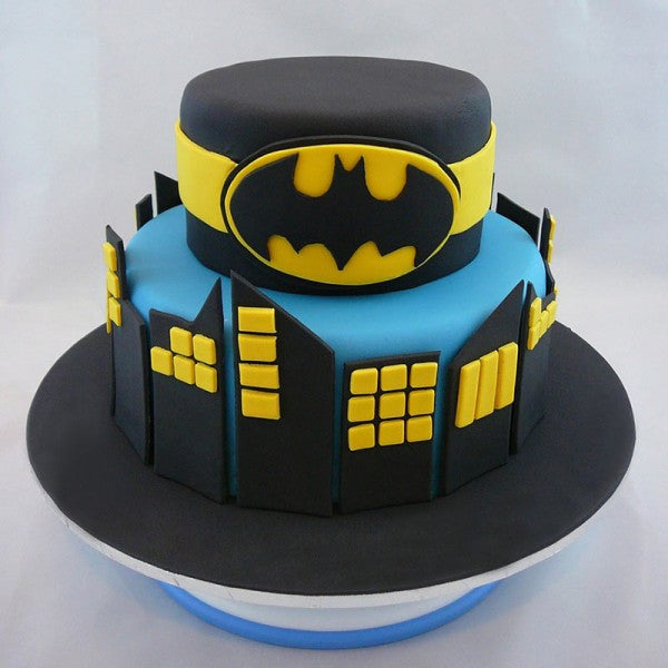 Batman Style Theme Cake