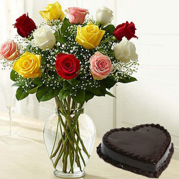 Bloomed Heart Treat - from Best Flower Delivery in India 