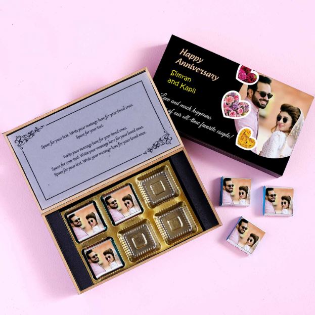 Anniversary Special Personalized Chocolate