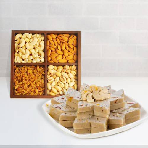 Ganesh Utsav Special Nutty With Sweets Combo