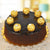 Chocolatey Ferrero Rocher Cake- Order Cake Online in Category | Cakes | Ferrero Rocher Cakes -This delicious cake contains: Half kg ferrerorocher cake 6 Pices Ferrero rocher topping Chocolate flavour Round shape Note: The photos are indicative only. Actual design and arrangement might differ based on chef, seasonal elements and ingredient availability. 