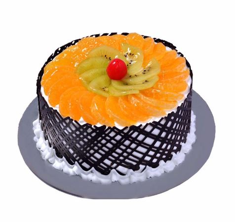 Chocolatey Fresh Fruit Cake - for Midnight Flower Delivery in India 