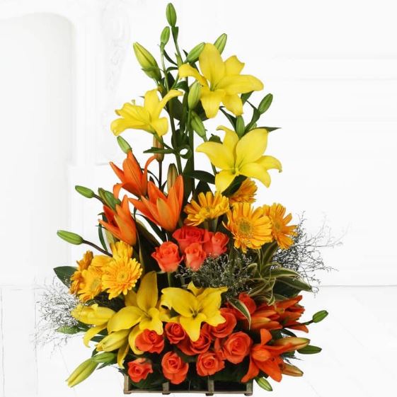 Colorful Surprise Gift For My Bestie - for Online Flower Delivery In India 