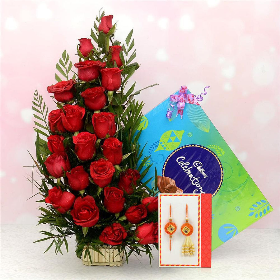 Deluxe Rakhi Gift For Brother - from Best Flower Delivery in India 