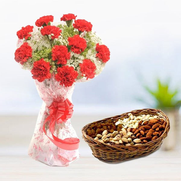 Exotic Carnation N Dryfruits