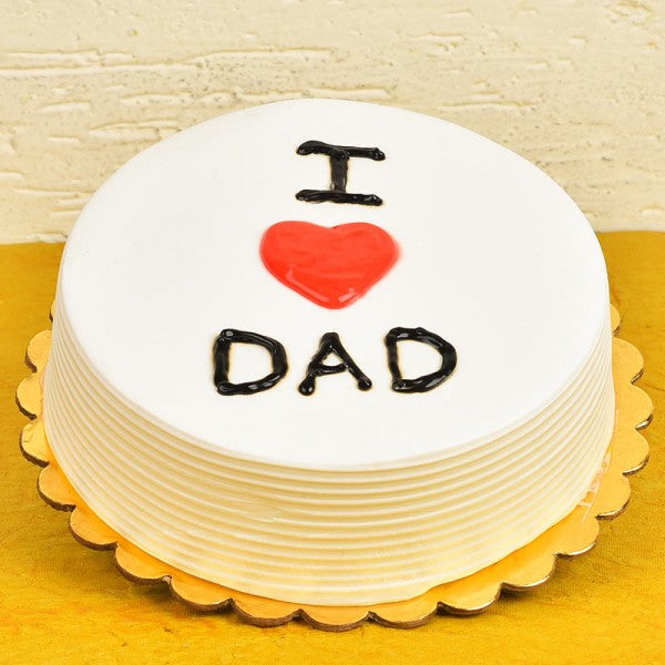 Father Theme Cake - for Midnight Flower Delivery in India 