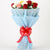Father's Day Flowers Gifts- - for Online Flower Delivery In India -This beautiful flower bouquet contains: 10 Mix Roses Paper Wrapped Note: The photos are indicative only. Actual design and combomight differ based on chef, seasonal elements and ingredient availability. 